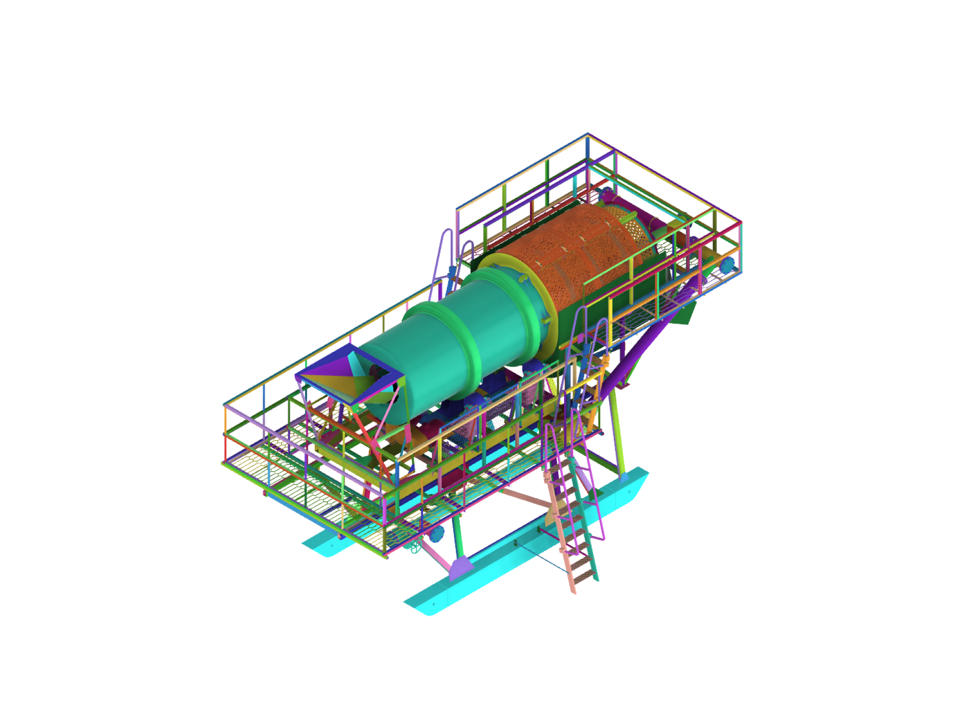 3D-моделирование и визуализация скрубберной установки - изображение 3