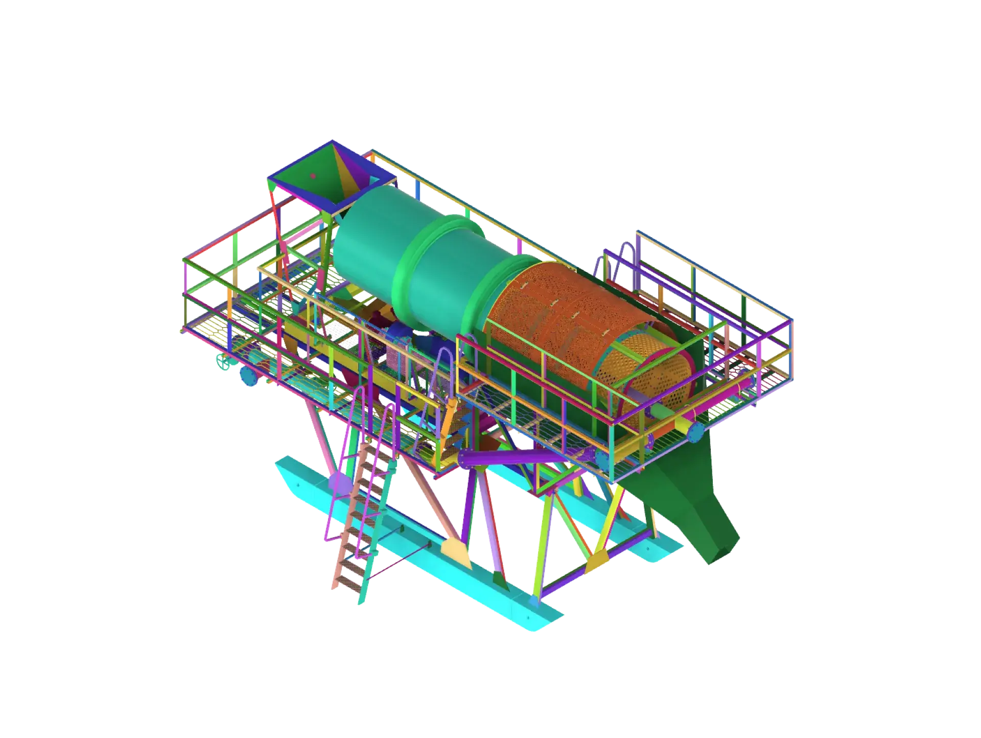 Modélisation 3D et visualisation d'une unité de lavage (scrubber) - image 4