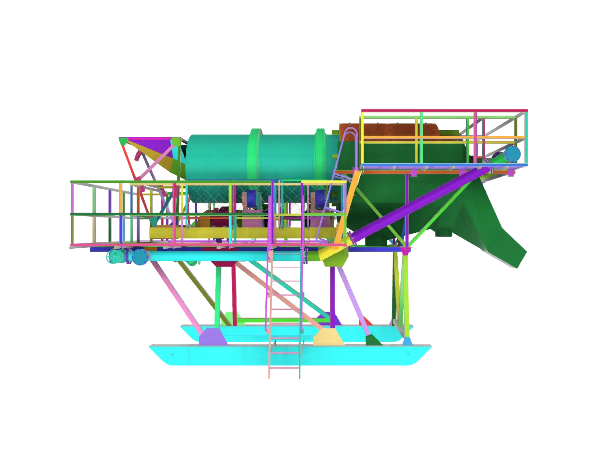 Modélisation 3D et visualisation d'une unité de lavage (scrubber) - image 5